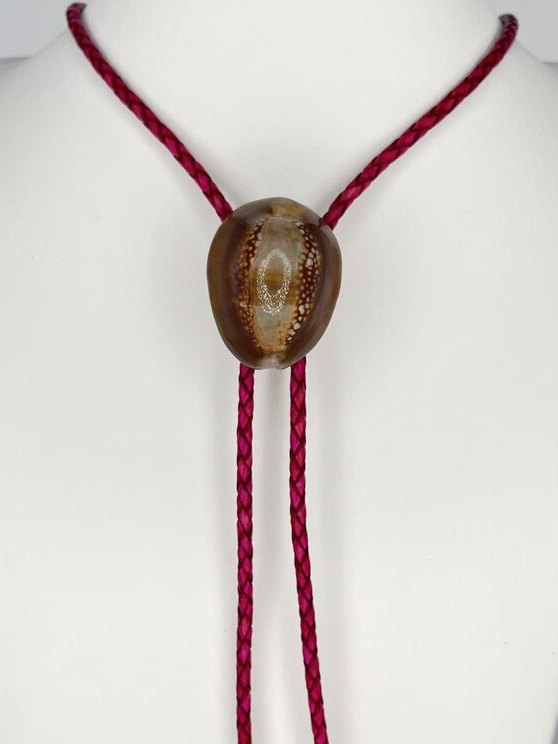 Kona Dusk — one-of-a-kind — handmade shell bolo tie