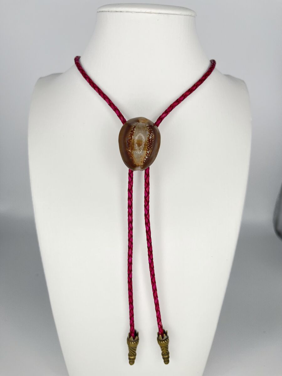 Kona Dusk — one-of-a-kind — handmade shell bolo tie