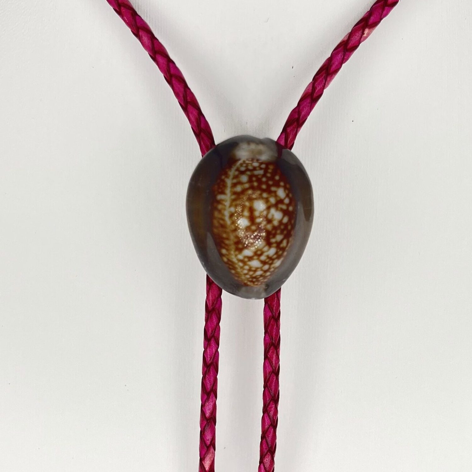 Berry Night — Hawaiian shell bolo tie, view 3