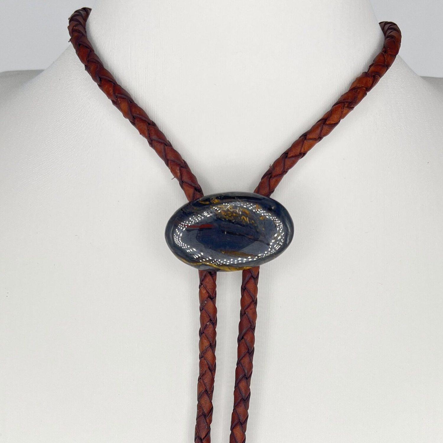 Deep Space — stone bolo tie, view 3