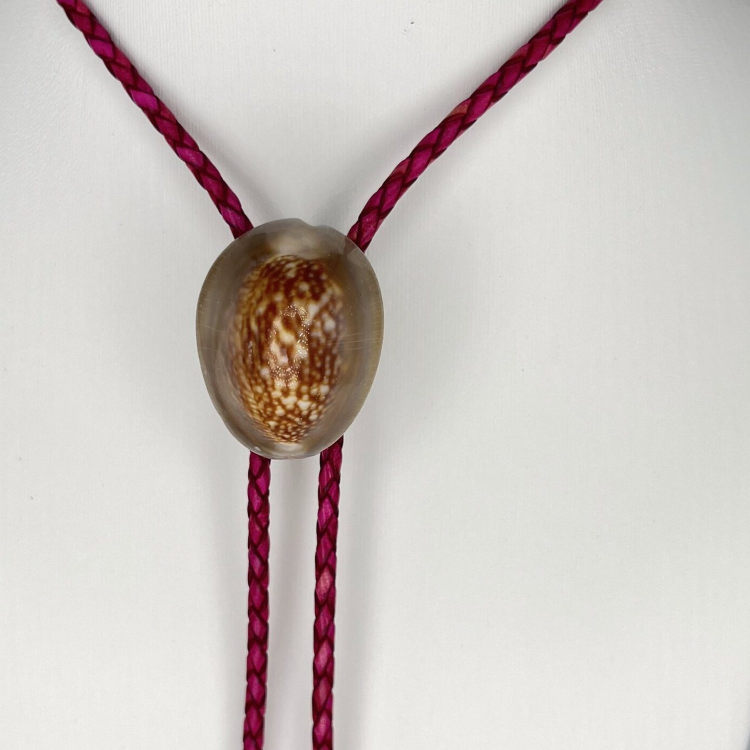 Golden Hour — Hawaiian shell bolo tie, view 3