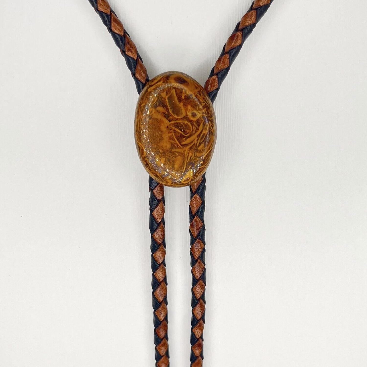 Time Keeper — stone bolo tie, view 3
