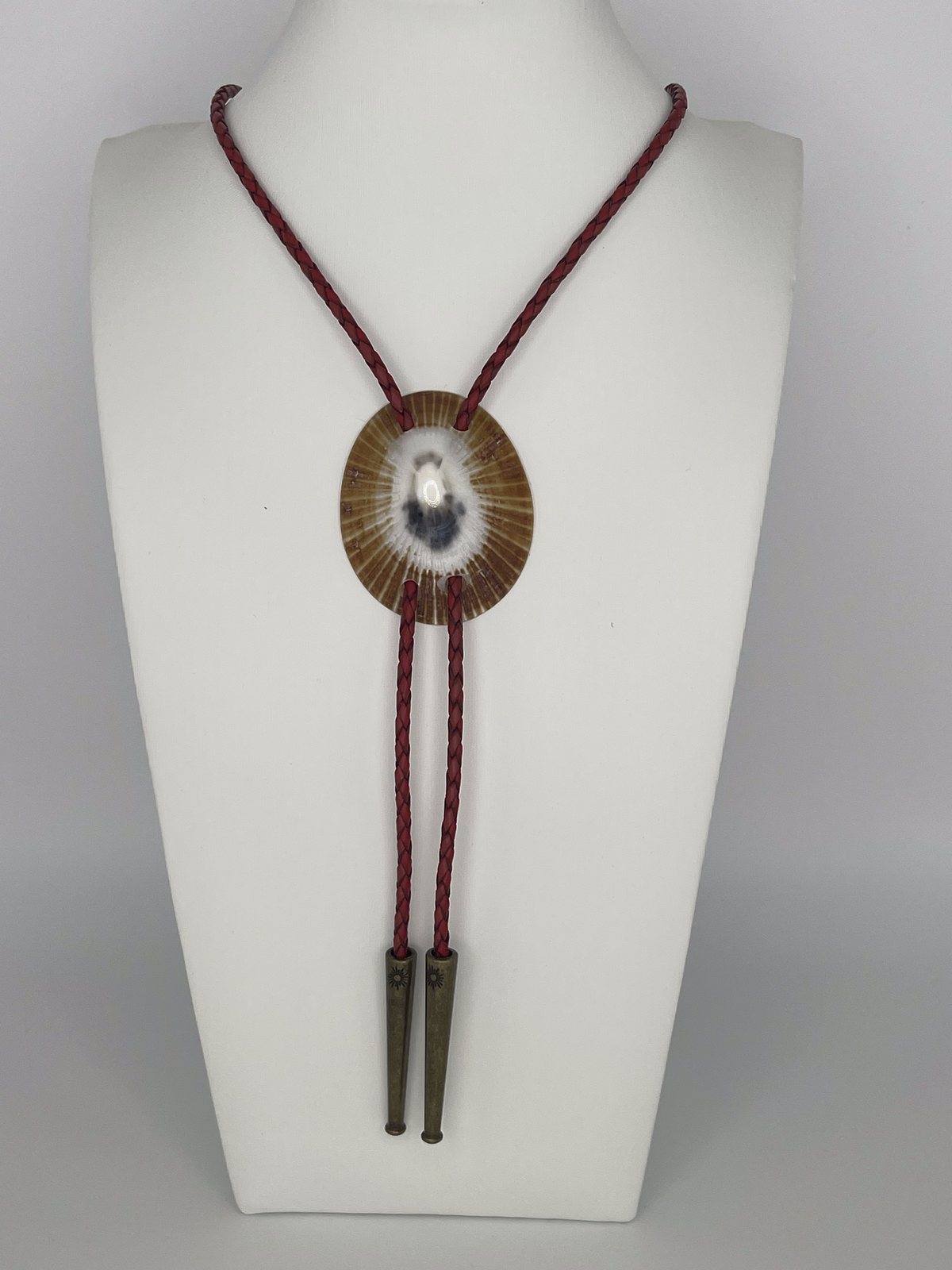 ‘Focus Flows’ ʻOpihi — one-of-a-kind — handmade shell bolo tie
