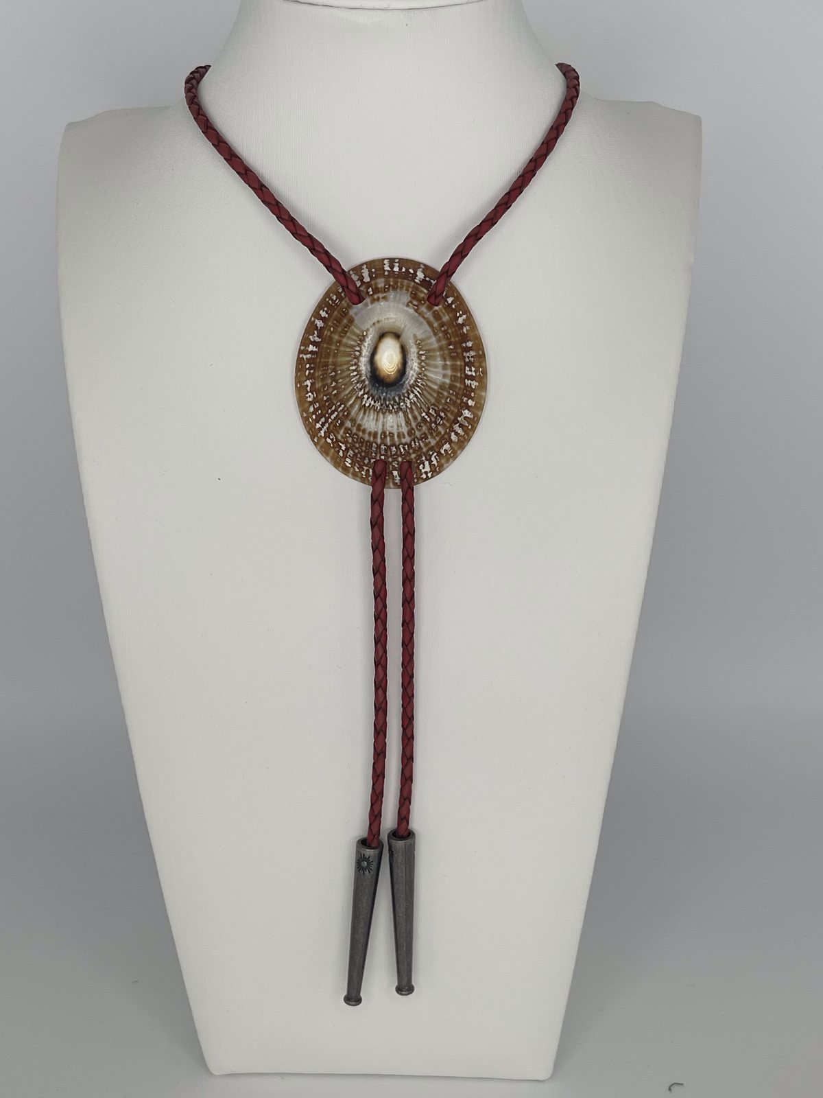 ‘Starseed Look’ ʻOpihi — one-of-a-kind — handmade shell bolo tie